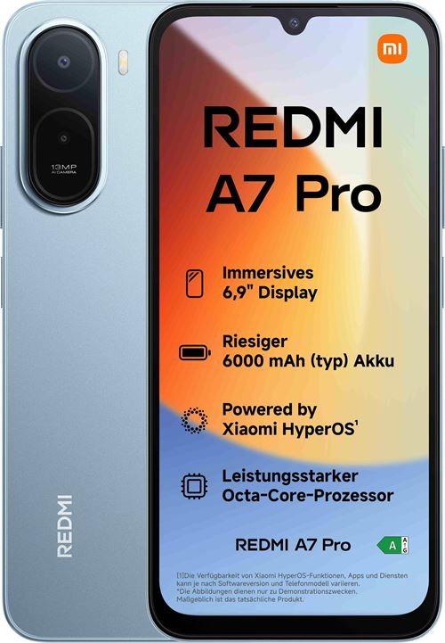Xiaomi Redmi A7 Pro 4G (128GB/Blue) uden abonnement